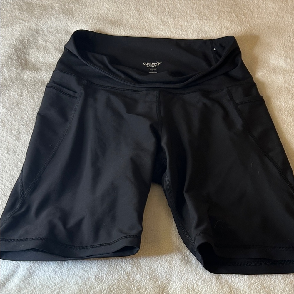 Old Navy Women's Black Bike Shorts